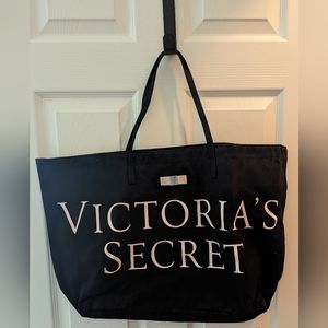 Victoria's Secret Canvas Logo Tote Bag